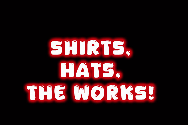 Our sublimation process looks great on t-shirts, hats and other products.