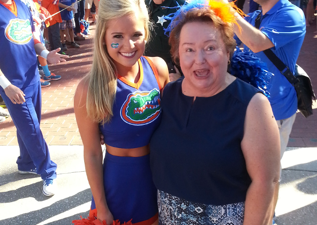  mom a cheerleader at heart!