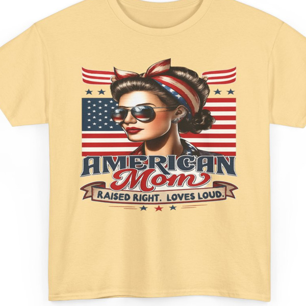 American Mom Retro Shirt