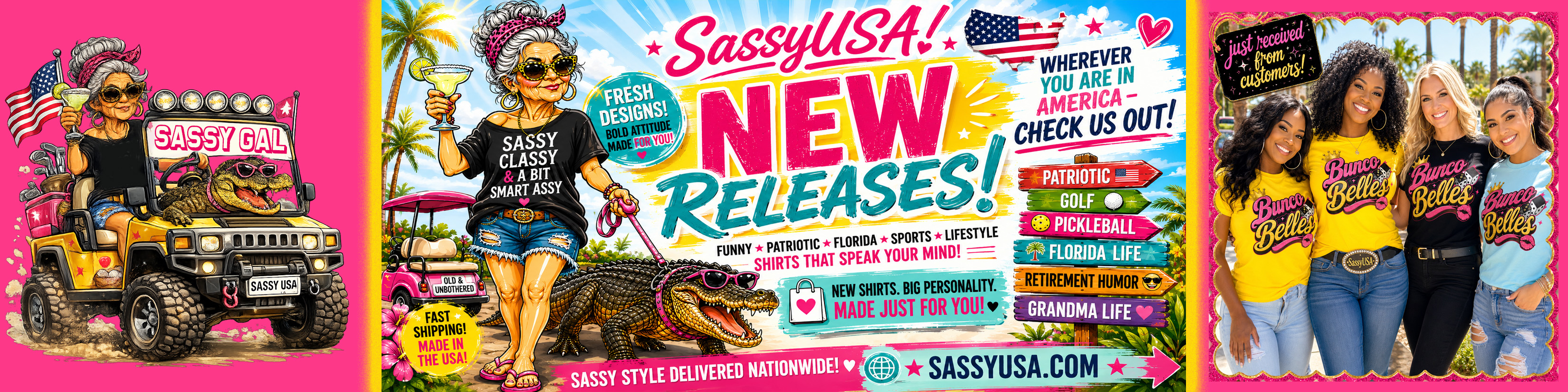 SassyUSA New Releases