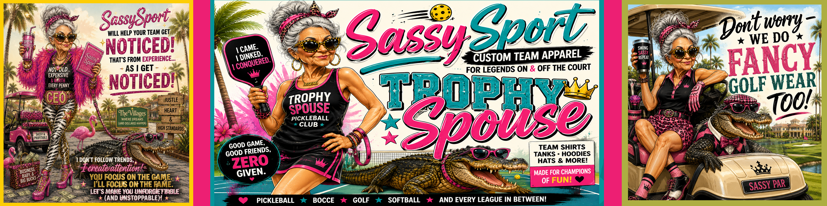 Custom team shirts and apparel in The Villages Florida