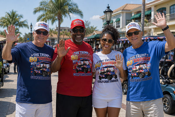 Happy customers at The Villages parade